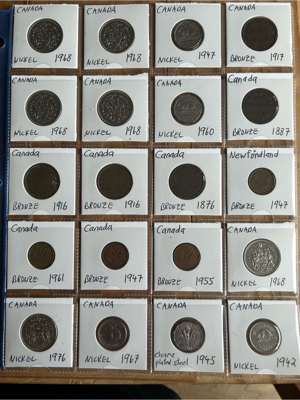 Vintage Canadian Coin Collection (40 coins)